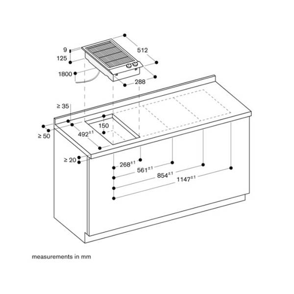 Gaggenau 200 Series VR230120 Domino BBQ Grill 2