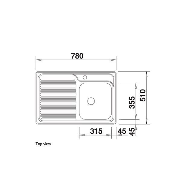 Blanco CLASSIC 40 S Inset Sink 1