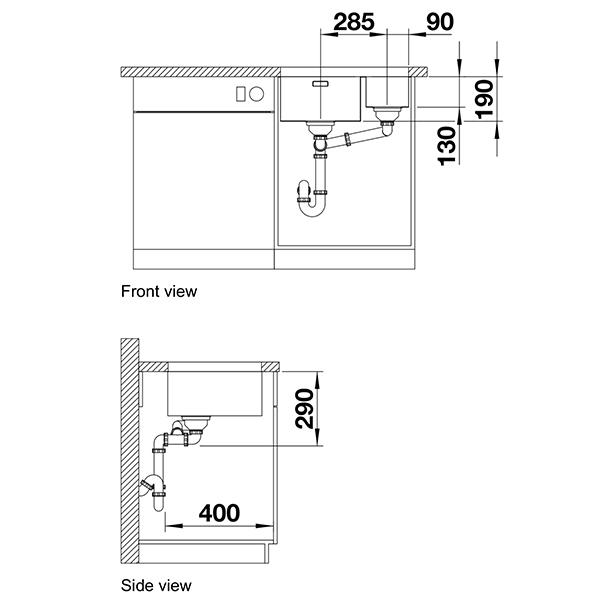 Blanco ANDANO 340/180-U Undermount Sink 4