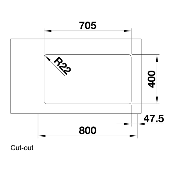 Blanco ANDANO 500/180-U Undermount Sink 3