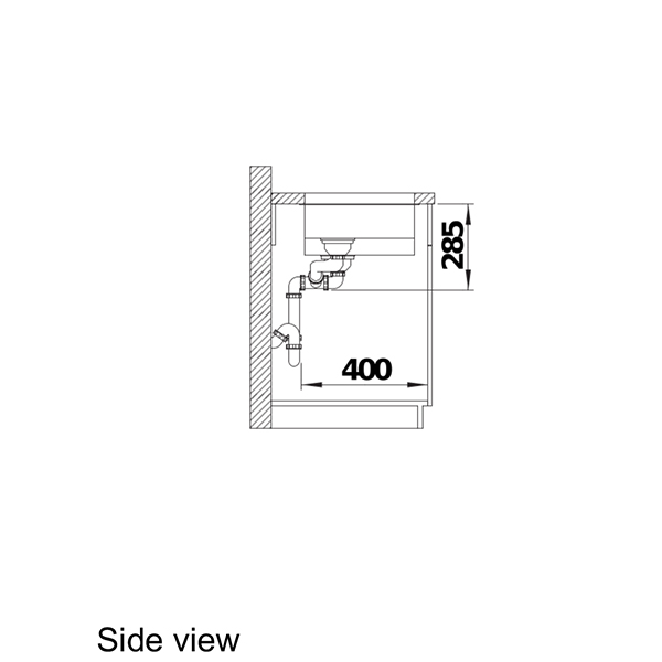 Blanco SOLIS 340/180-U Undermount Sink 4