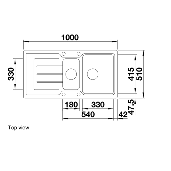 Blanco Classic Neo 6 S Silgranit Inset Sink 4