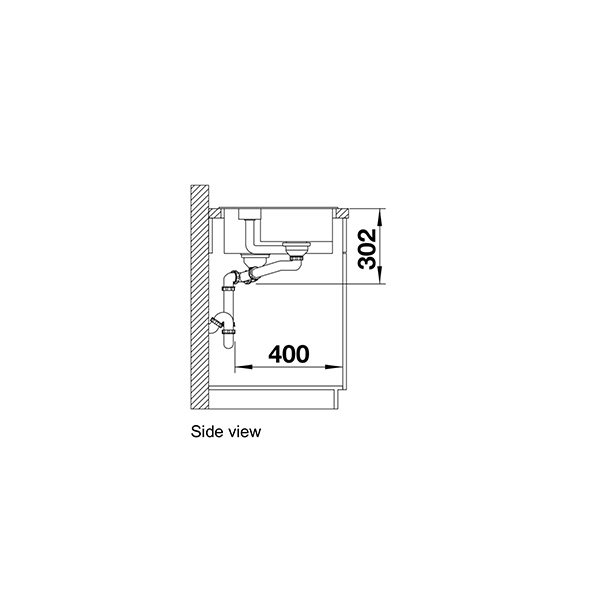 Blanco COLLECTIS 6 S Silgranit Inset Sink 3