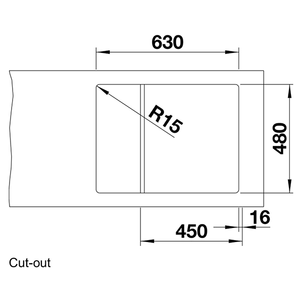 Blanco Elon 45 S Silgranit Inset Sink 2