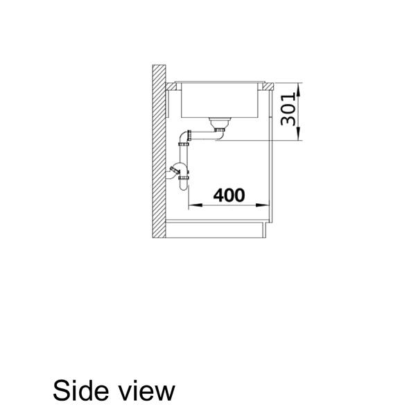 Blanco Elon 45 S Silgranit Inset Sink 4