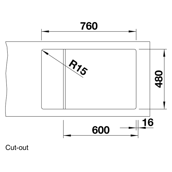 Blanco ELON XL 6 S Silgranit Inset Sink 4