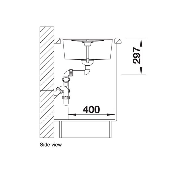 Blanco METRA 45 S Silgranit Inset Sink 3