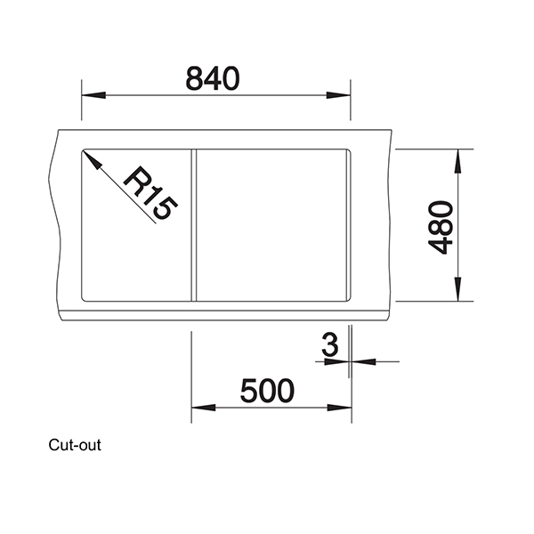 Blanco METRA 5 S Silgranit Inset Sink 4