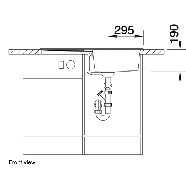 Blanco METRA 5 S Silgranit Inset Sink 5