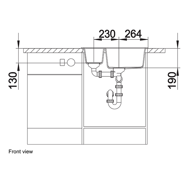 Blanco Metra 6 Silgranit Inset Sink 4