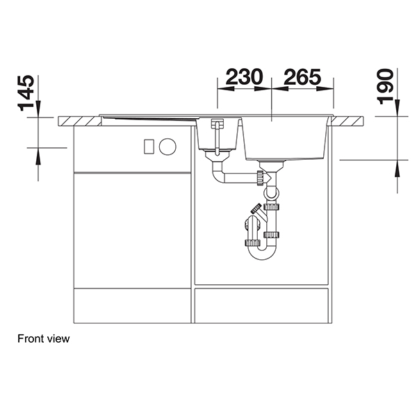 Blanco METRA 6 S Silgranit Inset Sink 4