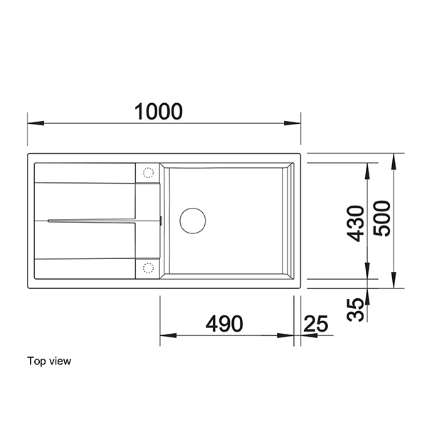 Blanco METRA XL 6 S Silgranit Inset Sink 5