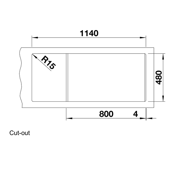 Blanco METRA 8 S Silgranit Inset Sink 2