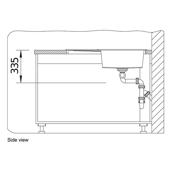 Blanco METRA 9 E Silgranit Inset Sink Silgranit 4