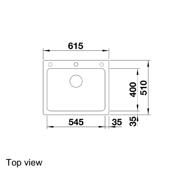 Blanco NAYA 6 Silgranit Inset Sink 5