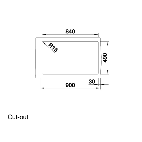 Blanco Naya XL 9 Silgranit Inset Sink 4