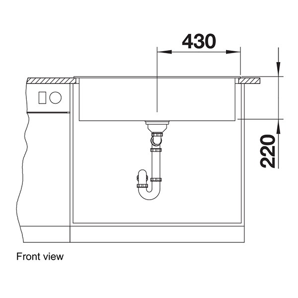 Blanco Naya XL 9 Silgranit Inset Sink 5