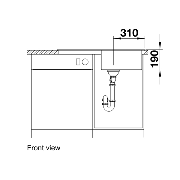 Blanco SONA 5S Inset Sink & Drainer 3