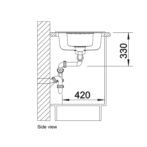 Blanco ZIA 6 S Silgranit Inset Sink 3