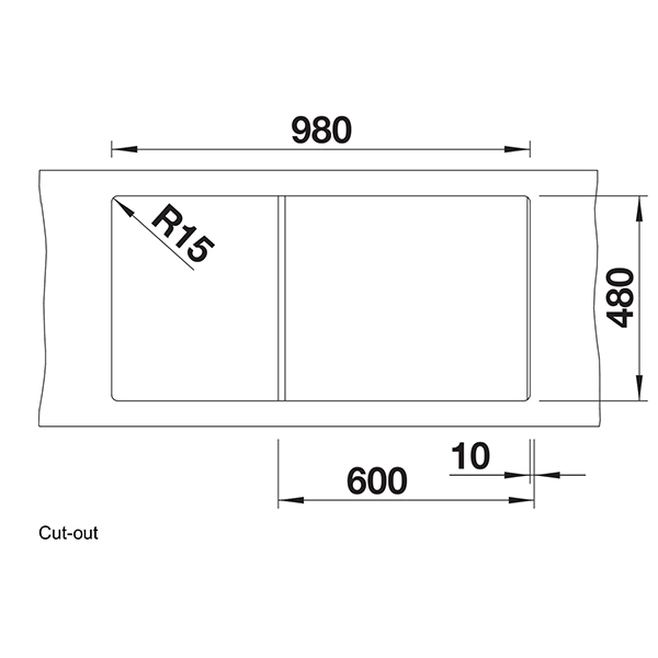 Blanco ZIA XL 6 S Silgranit Inset Sink 2