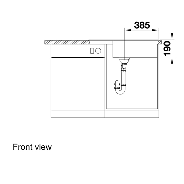 Blanco ZIA XL 6 S Compact Silgranit Inset Sink 4