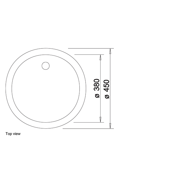 Blanco RONDO Silgranit Inset Sink 2