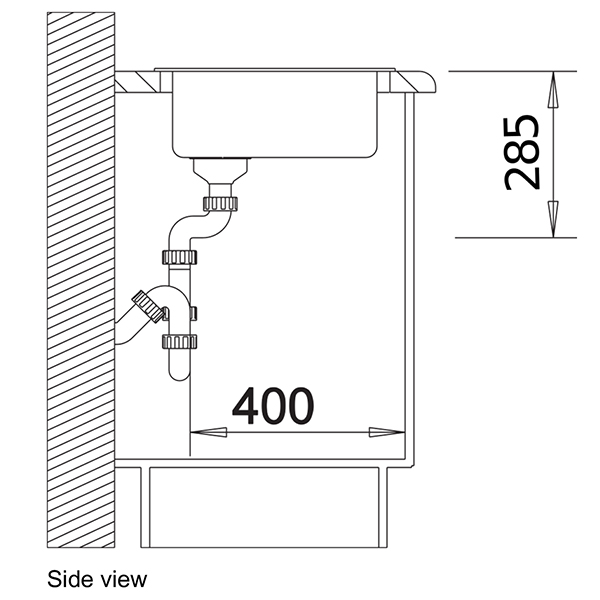 Blanco RONDO Silgranit Inset Sink 3