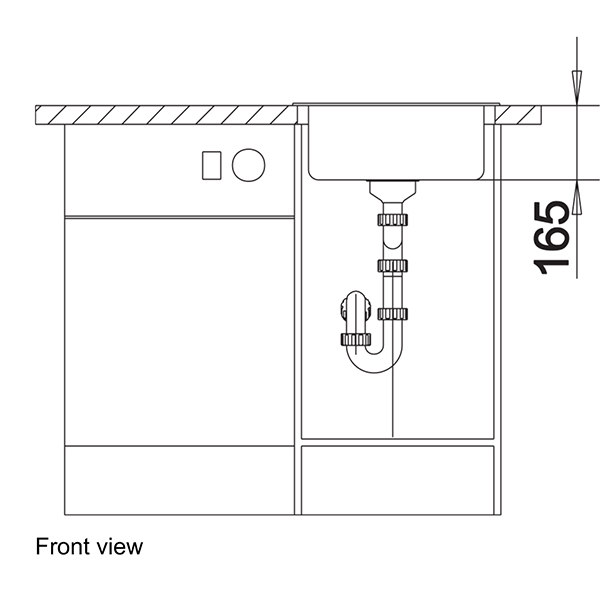 Blanco RONDO Silgranit Inset Sink 4