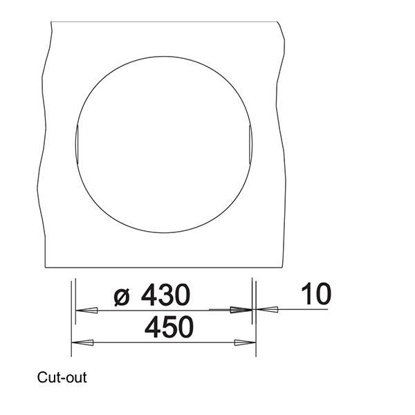 Blanco RONDO Silgranit Inset Sink 5