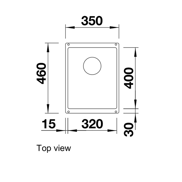 Blanco SUBLINE 320-U Silgranit Undermount Sink 2