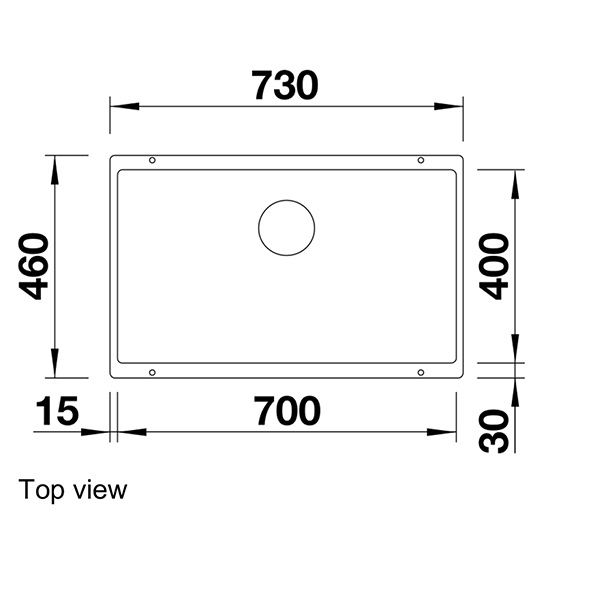 Blanco SUBLINE 700-U Silgranit Undermount Sink 2