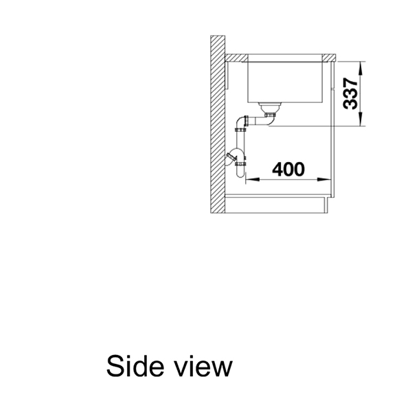 Blanco SUBLINE 800 U Silgranit Undermount Sink 3